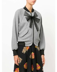 RED Valentino Bow Detail Bomber Jacket