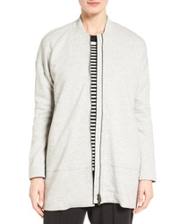 Eileen Fisher Brushed Back French Terry Jacket