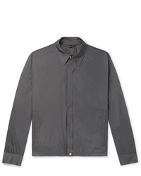Dunhill Coated Mulberry Silk Blouson Jacket