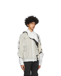 Post Archive Faction PAF Grey And White 30 Left Jacket