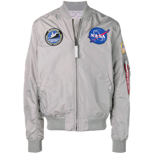 Alpha Industries Nasa Patch Bomber Jacket, $221 | farfetch.com | Lookastic