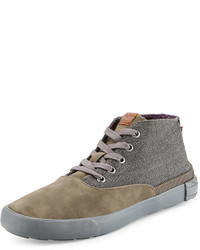 Ben Sherman Percy Fabric Lace Up Boot Gray