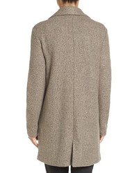 Petite Halogen Double Breasted Boucle Coat