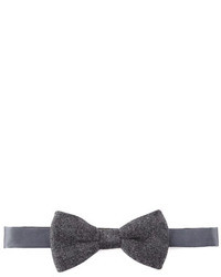 Lanvin Cashmere Bow Tie Gray