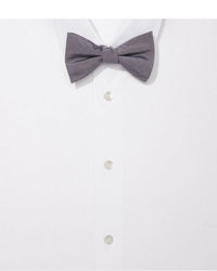 Express Silk Blend Bow Tie Chambray