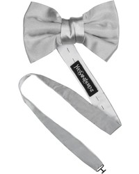 Saint Laurent Solid Silk Bow Tie