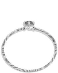 David Yurman Chatelaine Diamond Hematine Cabled Bracelet