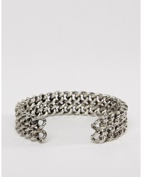 Asos Curb Chain Cuff Bracelet