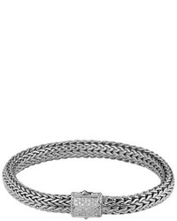 John Hardy Diamond Pave Medium Chain Bracelet