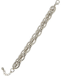 Lydell NYC Rhodium Tone Chain Bracelet