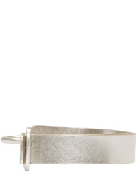 Maison Margiela Silver Hook Clasp Bracelet