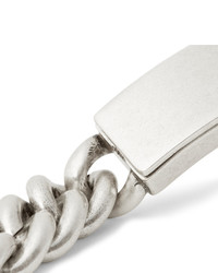 Maison Margiela Silver Tone Id Bracelet