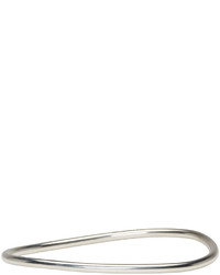 Ann Demeulemeester Silver Tubular Bracelet