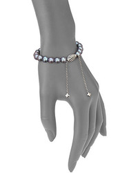David Yurman Spiritual Beads Bracelet With Gray Pearls
