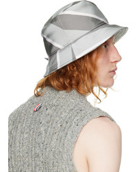 Thom Browne Gray Mogador Bucket Hat