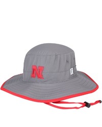 THE GAME Gray Nebraska Huskers Everyday Ultralight Boonie Bucket Hat