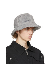 C2h4 Grey Fleece Bucket Hat