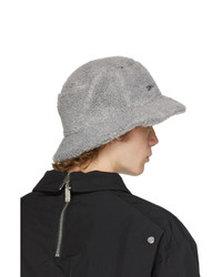 C2h4 Grey Fleece Bucket Hat