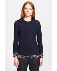 Tory Burch Amirah Cable Knit Sweater