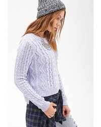 Forever 21 Boxy Cable Knit Sweater