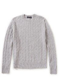 Brooks Brothers Cable Crew Lambswool Sweater