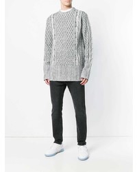 Ih Nom Uh Nit Cable Knit Effect Sweater