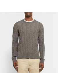 Incotex Cable Knit Virgin Wool Sweater