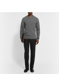 Lanvin Cable Knit Wool Sweater