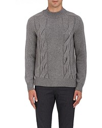 Barneys New York Cashmere Mock Turtleneck Sweater