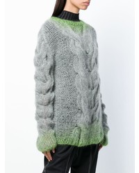 Ann Demeulemeester Chunky Cable Knit Sweater