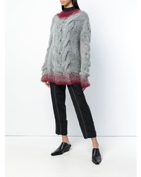 Ann Demeulemeester Chunky Cable Knit Sweater