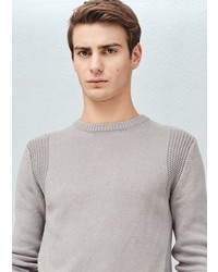 Mango Outlet Contrasting Knit Sweater