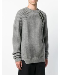 Jil Sander Diagonal Stripe Knit Sweater