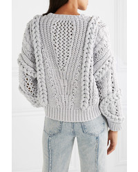 IRO Fresh Cable Knit Cotton Blend Sweater