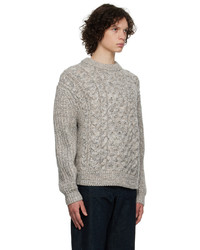 Joseph Gray Cable Sweater