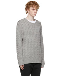 Polo Ralph Lauren Grey Cable Knit Sweater