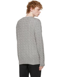 Polo Ralph Lauren Grey Cable Knit Sweater