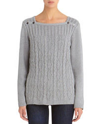 Jones New York Cable Knit Sweater