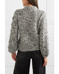 Ganni Julliard Mohair And Wool Blend Sweater