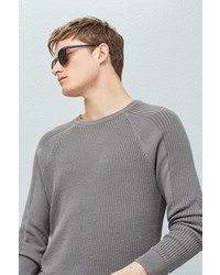 Mango Outlet Long Raglan Sleeve Sweater