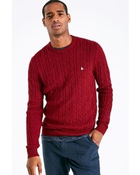 Jack Wills Marlow Cable Crew Neck Sweater