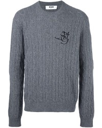 MSGM Cable Knit Jumper