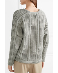 SIMON MILLE Pando Cable Knit Cotton Sweater