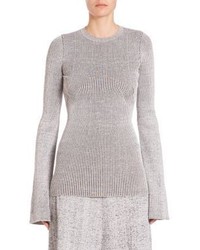 Stella McCartney Ribbed Wool Crewneck Sweater