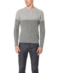 Hartford Shetland Cable Sweater