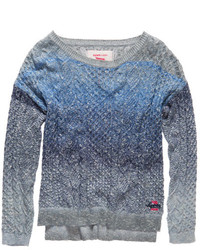 Superdry Ombre Slouch Cable Crew