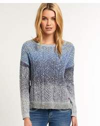 Superdry Ombre Slouch Cable Crew