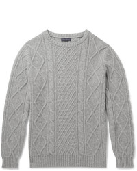 Thom Sweeney Cable Knit Cashmere Sweater