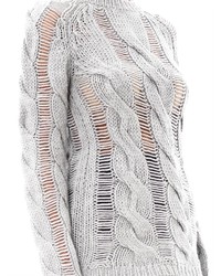Carven Twisted Cable Knit Sweater