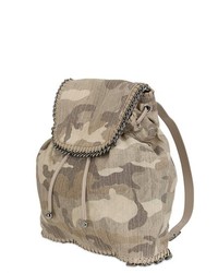 Stella McCartney Backpack Falabella Cotton Camouflage